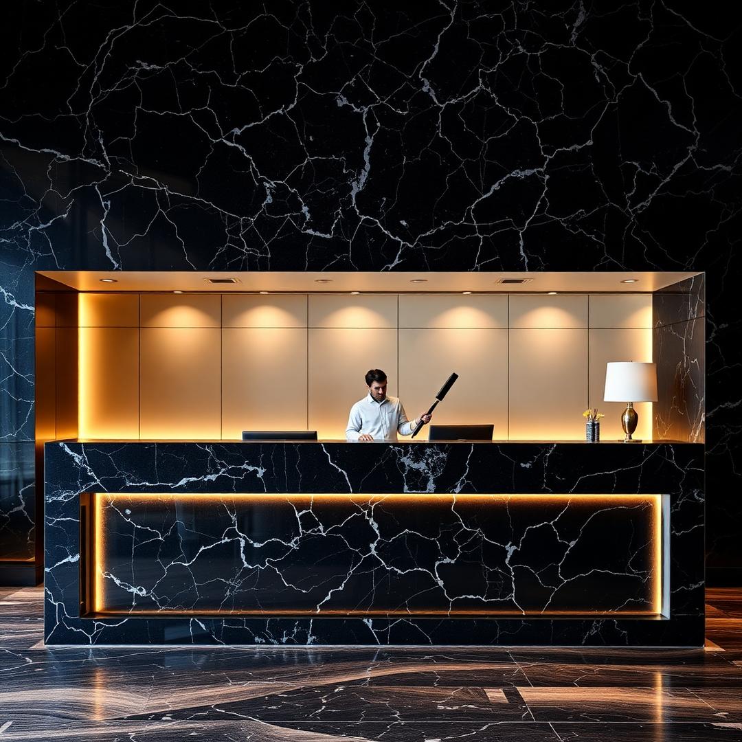 Hôtel — mobilier d'accueil — Covering à Bourgogne
